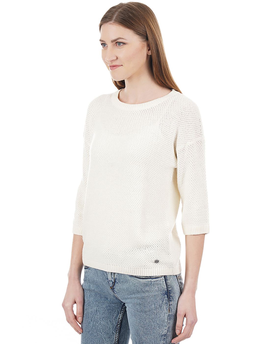 U.S. Polo Assn. Women Self Design Casual Wear Top